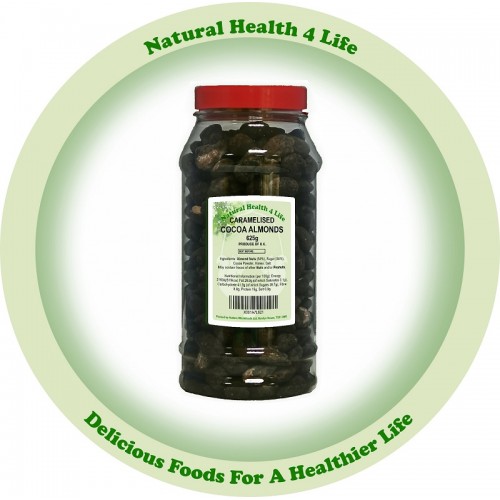 Caramelised Cocoa Almond Nuts in Gift Jar 625g