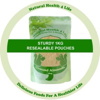 Blanched & Ground Almond Nuts in various weights and containers