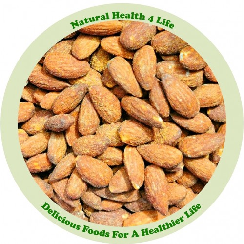 Baked & Salted Hot Chilli Almond Nuts in various weights and containers