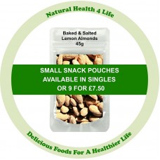 Baked & Salted Lemon Almond Nuts in various weights and containers