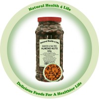 Baked & Salted Almond Nuts  in Gift Jar 600g