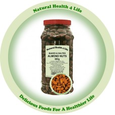 Baked & Salted Almond Nuts  in Gift Jar 600g