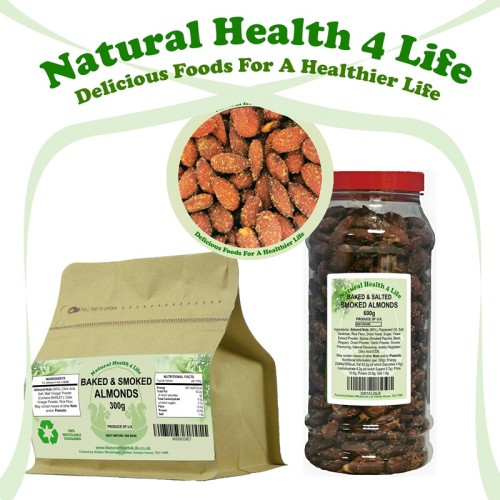 Baked & Salted Smoked Almond Nuts