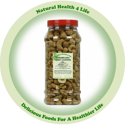 Caramelised Honey Cashew Nuts in Gift Jar 525g