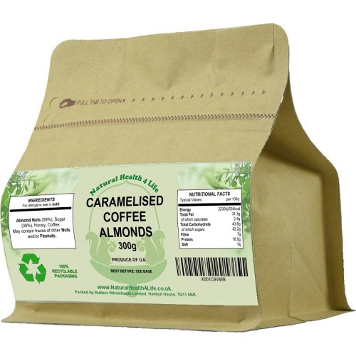 Caramelised Coffee Almond Nuts 300g