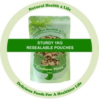 Whole Raw Cashew Nuts in various weights and containers
