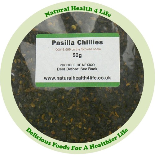 Dried Pasilla Chillies 50g