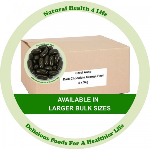 Carol Anne Dark Chocolate Orange Peel in various weights