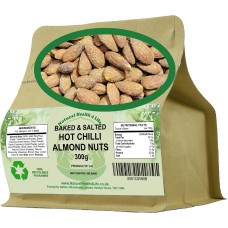 Baked & Salted Hot Chilli Almond Nuts 300g Kraft Pouch