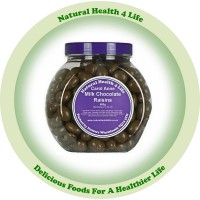 Carol Anne Milk Chocolate Raisins in Gift Jar 500g