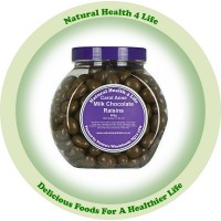 Carol Anne Milk Chocolate Raisins in Gift Jar 500g