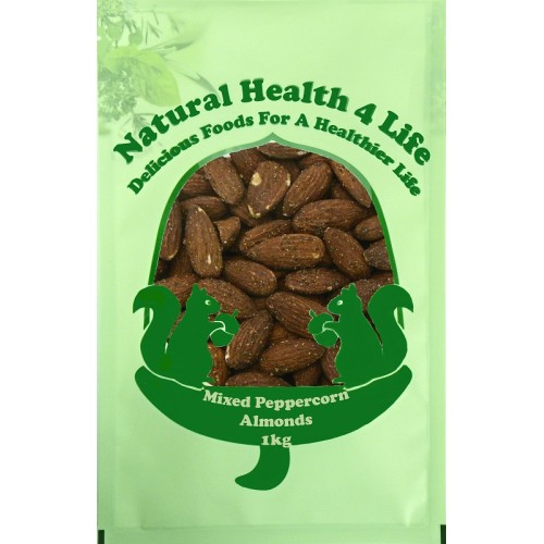 Baked & Salted Mixed Peppercorn Almonds in 1kg
