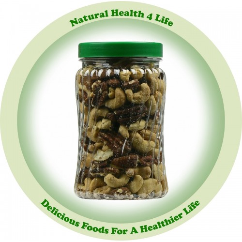Baked & Salted Mixed Nuts (Almonds, Cashews, Pecans) in Gift Jar 265g