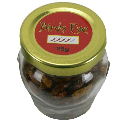 Dried Birds Eye Chillies 25g