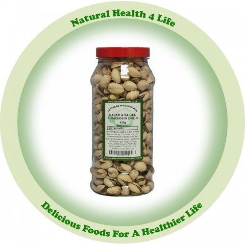 Baked & Salted Pistachio Nuts in Gift Jar 425g
