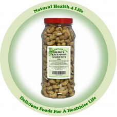 Baked Salt & Pepper Cashew Nuts in Gift Jar 525g