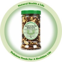 Baked & Salted Mixed Nuts (Almonds, Cashews, Pecans) in Gift Jar 265g