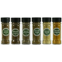 Spice Jar Set of 6 Ground Spices