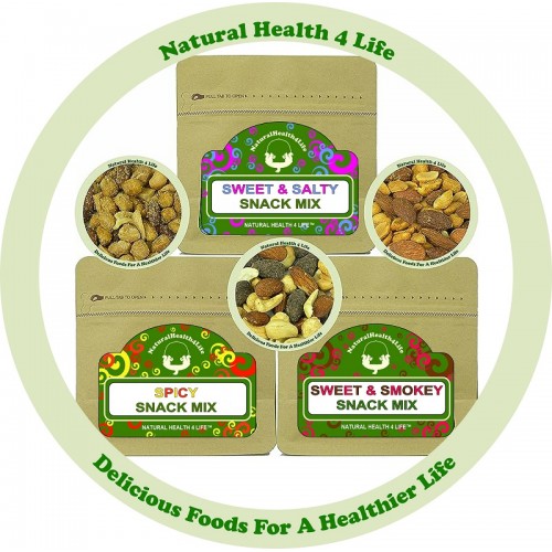 Snack Nut Mixes - Foil lined Pouches - 7 varieties
