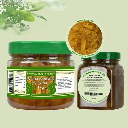 Stem Ginger Pieces in Syrup