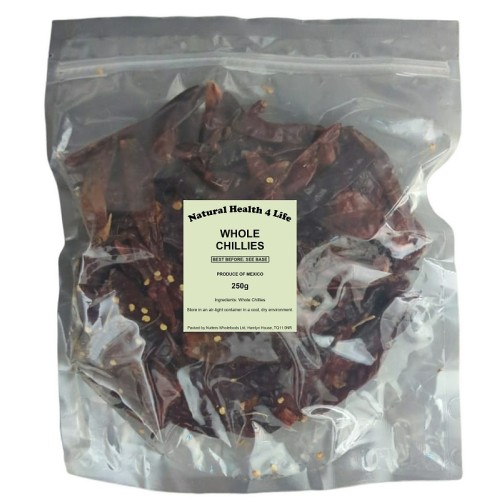 Dried Whole Chillies 250g