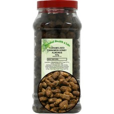 Caramelised Cinnamon Honey Almonds in Gift Jar 525g