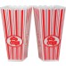 Gift Popcorn Set 2, with 2 Striped Classic Holders