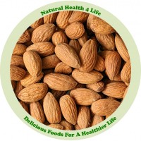 Whole Raw Almond Nuts in various weights and containers
