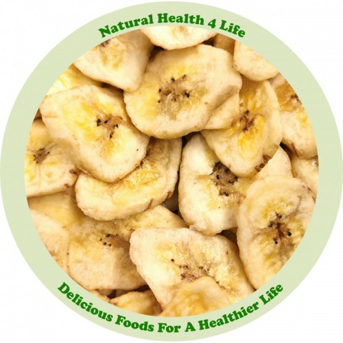 Banana Chips in various weights and containers