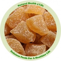 Crystallised Ginger Chunks in various weights and containers