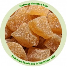 Crystallised Ginger Chunks in various weights and containers