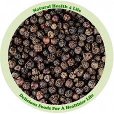 Black Peppercorns in various weights and packaging