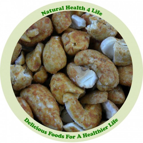 Baked & Salted Hot Chilli Cashew Nuts in various weights and containers