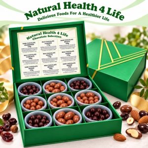 Milk and Dark Chocolate Gift Box - Carol Anne Chocolate Selection 9=1030g