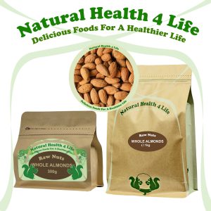 Almonds in packaging