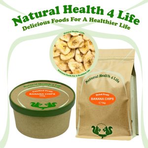 banana chips in packaging