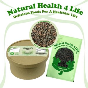 Currants in various packaging