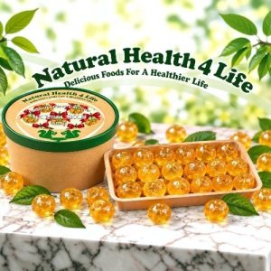 Candied Natural Glace Cherries in packaging