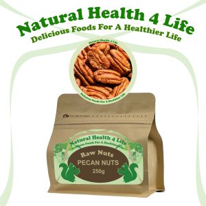 Pecan nuts in packaging