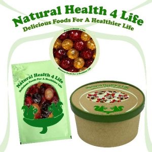 Candied Natural Glace Cherries in packaging