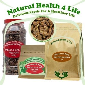 Salted Pecan Nuts in packaging