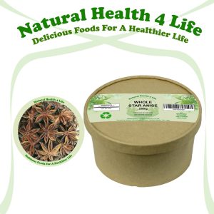 Whole Star Anise in kraft tub