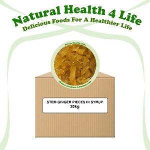 Stem ginger in syrup in a box