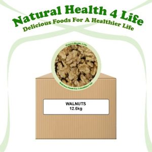 Walnut halves in a box