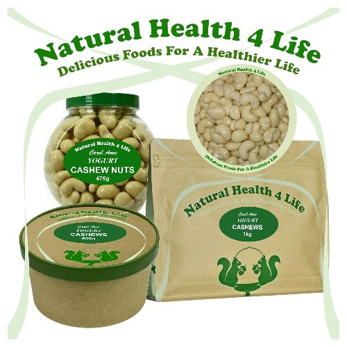 Carol Anne Yogurt Cashew Nuts 3 Yogurt cashews in various packaging