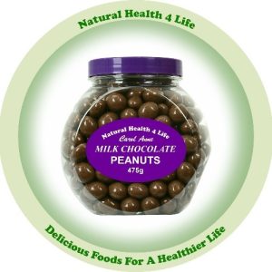 Carol Anne Milk Chocolate Peanuts in Gift Jar 475g