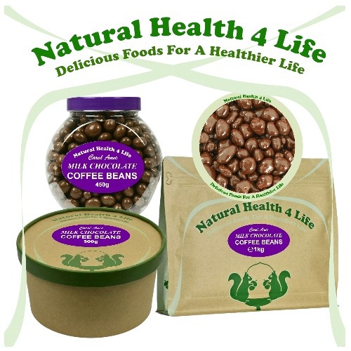 Carol Anne Milk Chocolate Coffee Beans 3 Milk chocolate coffee beans in various packaging