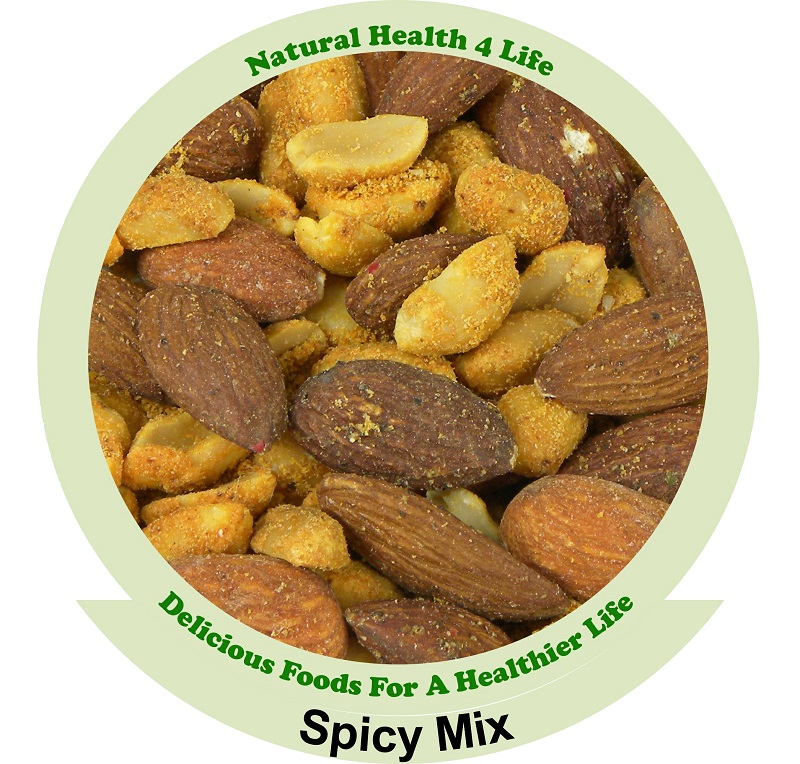 Spicey Nut Snacks - 150g 2 SpicyCloseUpWithTitleResized