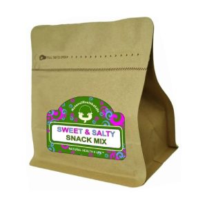 Sweet and salty nut snacks