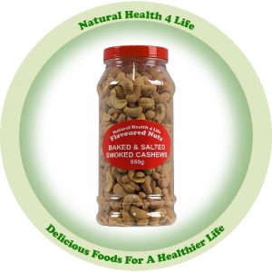 Smoked Cashew Nuts in a gift jar